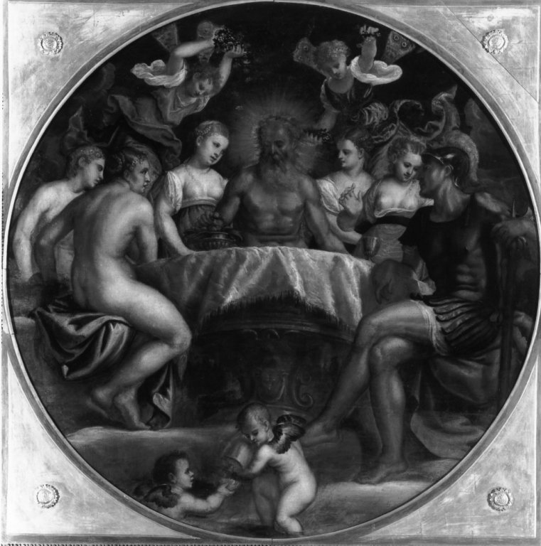 banchetto degli dei (dipinto) di De Renzi Paolo detto Polidoro Veneziano (met&ag